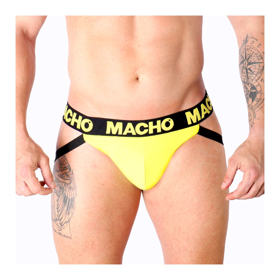 MACHO - MX25A JOCK LYCRA GIALLO XL